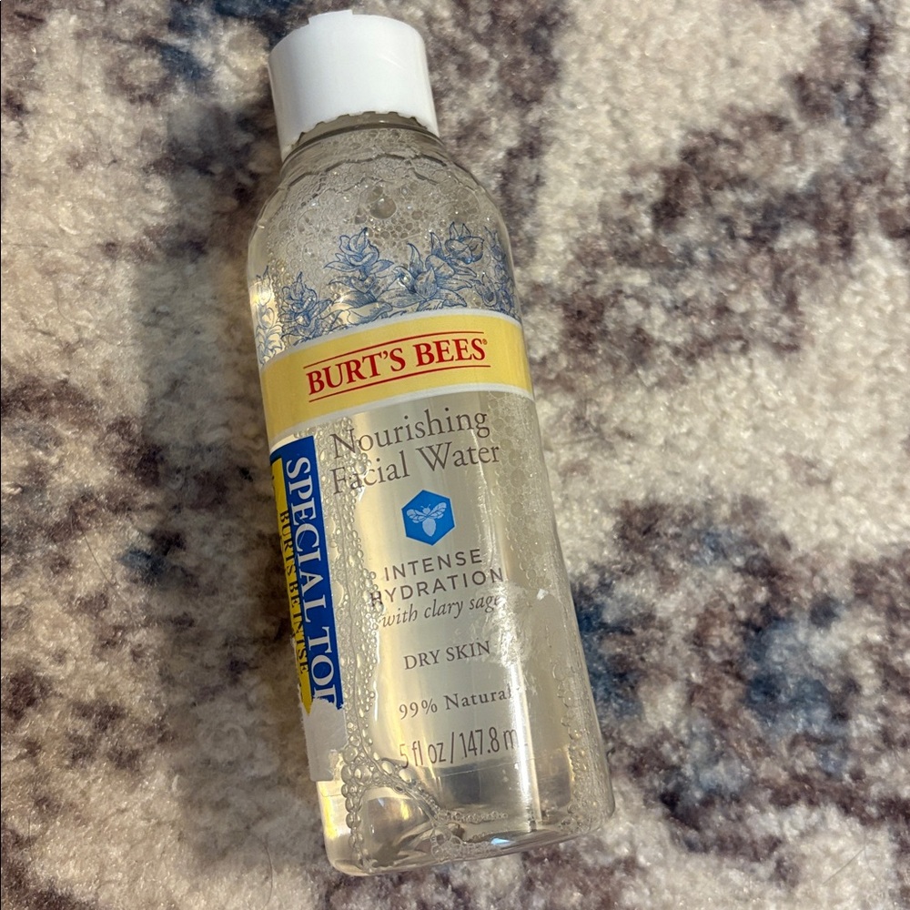 Burts bees nourishing facial water with clary sage hydrates moisturizes & sooths